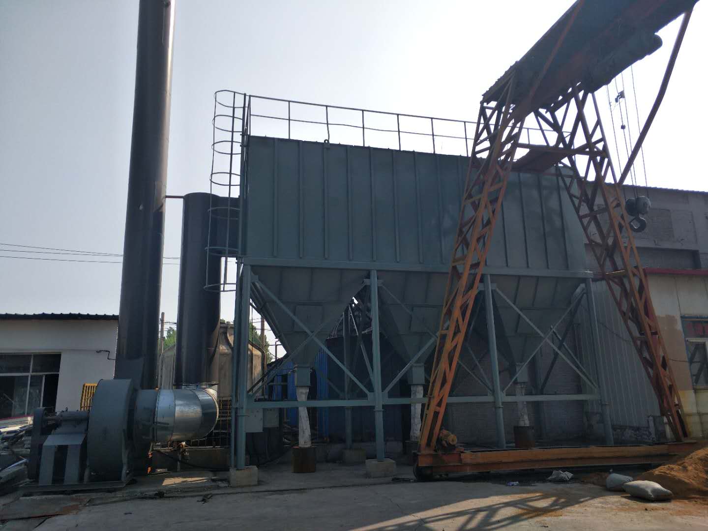 铸造厂安装布袋除尘器